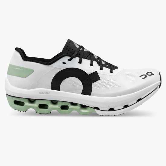 On Cloudboom Echo: Lightweight Marathon Running Shoe - White | Black - Click Image to Close