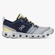 On Cloud X Shift: Colorful Lightweight Workout Shoe - Denim | White