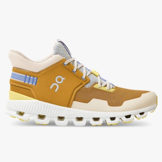 On Cloud Hi Edge - The street-ready sneaker silhouette - Cumin | Pearl - Click Image to Close